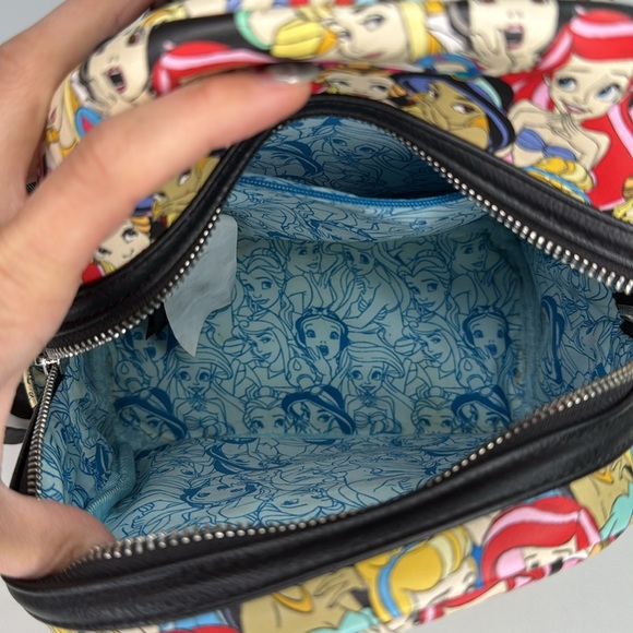 Loungefly Disney RARE Princesses Cinderella, Jasmine, Snow White, Mini Backpack - Picture 12 of 12